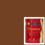 Pintura plástica mate proamat antimoho ocre oscuro ral 8007